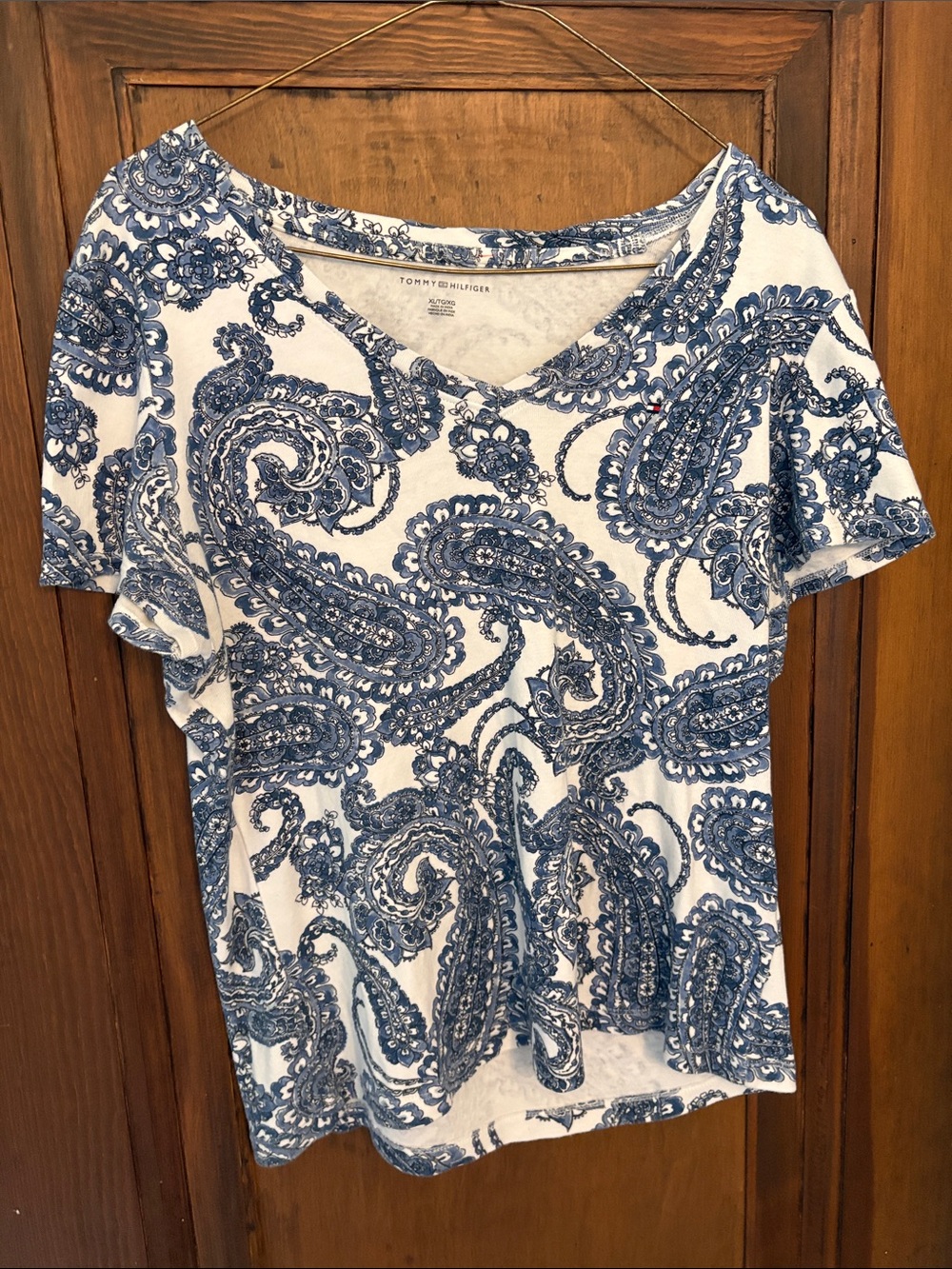 Tommy Hilfiger paisley tee
